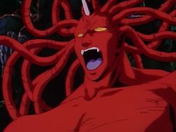 Rule 34 | 1990s (style), animated, anime screenshot, bouncing breasts, breasts, death, empty eyes, horns, long hair, moaning, monster, multiple girls, nipples, nude, orgasm, pile of corpses, pussy, rape, retro artstyle, sex, size difference, sound, tagme, tentacles, twin angels, uncensored, vaginal, video