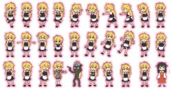 Rule 34 | 2girls, :&lt;, :3, ^ ^, bad id, bad pixiv id, black ghost, black ghost (cosplay), blonde hair, closed eyes, cosplay, closed eyes, female focus, hakurei reimu, kaneda shoutarou (tetsujin 28-gou), kaneda shoutarou (tetsujin 28-gou) (cosplay), kirisame marisa, multiple girls, nanonin, o o, odd one out, tetsujin 28-gou, touhou