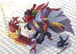 bancholilimon banchomamemon banchostingmon banchou delinquent digimon digimon_(creature) fairy flower monster_girl petals plant_girl