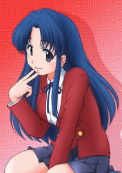 Rule 34 | blue hair, kawashima ami, long hair, purple eyes, ranshin, school uniform, solo, toradora!