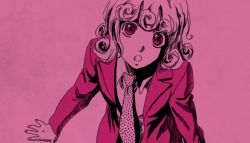 Rule 34 | 1girl, bad id, bad pixiv id, curly hair, formal, image sample, necktie, one-punch man, pixiv sample, solo, suit, tatsumaki