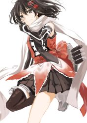 Rule 34 | 10s, 1girl, brown eyes, brown hair, elbow gloves, gloves, highres, kantai collection, scarf, school uniform, sendai (kancolle), sendai kai ni (kancolle), serafuku, short hair, smile, solo, two side up, zgxuke