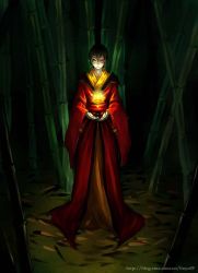 Rule 34 | 1boy, avatar: the last airbender, avatar legends, bamboo, bamboo forest, black hair, brown hair, chinese clothes, fire, flower, forest, hanfu, highres, lotus, male focus, nature, scar, short hair, solo, yoku (liuyc), zuko