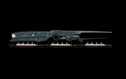 Rule 34 | 3d, absurdres, battlecruiser (eve online), black background, commentary, concept art, eve online, exhaust pipe, from side, gallente federation (eve online), highres, military vehicle, no humans, nym182, ocean liner, original, real life, realistic, rms titanic, science fiction, ship, simple background, size comparison, spacecraft, spaceship, thrusters, vehicle focus, watercraft