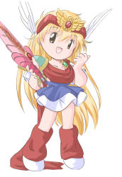 Rule 34 | 1990s (style), akazukin chacha, blonde hair, magical princess, open mouth, sword, tagme, weapon
