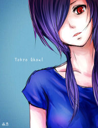 Rule 34 | 10s, 1girl, bad id, bad pixiv id, black hair, hair over one eye, kirishima touka, long hair, looking at viewer, open mouth, solo, tokyo ghoul