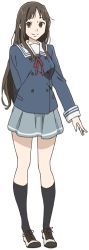 Rule 34 | 10s, 1girl, kyoukai no kanata, nase mitsuki, official art, school uniform