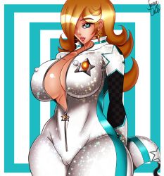 Rule 34 | animated, animated gif, bodysuit, breasts, cameltoe, cleavage, cleft of venus, covered erect nipples, curvy, hair over one eye, huge breasts, jassycoco, large breasts, mario (series), mario kart, navel, nintendo, no bra, nude, pussy, rosalina, super mario bros. 1, super mario galaxy, uncensored, unzipped, wide hips, zipper