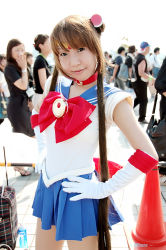 Rule 34 | bishoujo senshi sailor moon, cosplay, hairpods, photo (medium), sailor moon, tsukino usagi, twintails