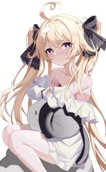 Rule 34 | 1girl, :3, absurdres, ahoge, attilio regolo (azur lane), attilio regolo (castle of inspiration) (azur lane), azur lane, bare shoulders, black ribbon, blush, cat hair ornament, collarbone, crossed arms, dress, frilled jacket, frills, hair ornament, hair ribbon, heart, heart-shaped pupils, heart ahoge, highres, jacket, light brown hair, long hair, looking at viewer, mole, mole under eye, official alternate costume, pink dress, pout, purple eyes, ribbon, simple background, sleeveless, sleeveless dress, solo, spaghetti strap, stuffed animal, stuffed toy, symbol-shaped pupils, tns-yoru, twintails, white background, white jacket
