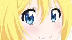 Rule 34 | 10s, absurdres, blue eyes, close-up, highres, kirisaki chitoge, nisekoi, transparent background, white hair