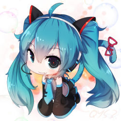 Rule 34 | 1girl, :3, ahoge, all fours, animal ears, black thighhighs, blue eyes, blue hair, candy, cat ears, cat tail, chibi, fake animal ears, food, hatsune miku, headset, kemonomimi mode, lollipop, long hair, long sleeves, looking at viewer, matching hair/eyes, mini person, minigirl, mouth hold, qys3, ribbon, shirt, skirt, solo, tail, tail ornament, tail ribbon, thighhighs, twintails, very long hair, vocaloid, white background, wide sleeves