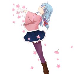 Rule 34 | 1girl, aqua hair, boots, closed eyes, flower, gloves, hatsune miku, highres, macchan, outstretched arms, pantyhose, project diva (series), project diva f, simple background, skirt, solo, vocaloid, white background, world&#039;s end umbrella (vocaloid)