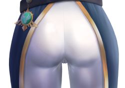 Rule 34 | 1girl, absurdres, anemo (genshin impact), ass, ass focus, coattails, from behind, genshin impact, highres, huge ass, jean (genshin impact), mmquest, pants, pantylines, shiny clothes, solo, tailcoat, vision (genshin impact)
