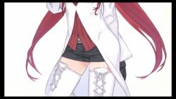 Rule 34 | aty (summon night), gloves, long hair, red hair, summon night, summon night 5, thighhighs, thighs, zettai ryouiki