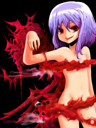 Rule 34 | 1girl, completely nude, e.x.on, fang, female focus, nude, remilia scarlet, solo, touhou