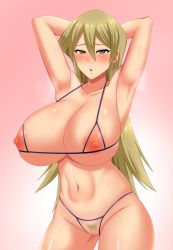 Rule 34 | 1girl, absurdres, artist request, breasts, female focus, highres, nipples, pussy, swimsuit, tenjouin asuka, yu-gi-oh!