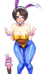 Rule 34 | + +, 2girls, alternate costume, animal ears, aqua eyes, blue eyes, blush, bow, bowtie, breasts, brown hair, cleavage, commentary request, cowboy shot, detached collar, double v, duck hair ornament, fake animal ears, fake tail, feet out of frame, female focus, fishnet pantyhose, fishnets, highres, himemori luna, hololive, large breasts, leotard, long hair, looking at viewer, medium breasts, multiple girls, nuezou, oozora subaru, pantyhose, pink hair, playboy bunny, rabbit ears, rabbit tail, short hair, simple background, solo focus, standing, star (symbol), steam, strapless, strapless leotard, swept bangs, tail, thighband pantyhose, v, virtual youtuber, white background, wrist cuffs, yellow bow, yellow bowtie, yellow leotard