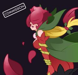 Rule 34 | cape, covered eyes, digimon, digimon (creature), flower, highres, mask, official seraphimon, petals, rosemon