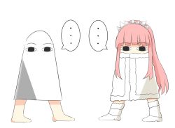Rule 34 | ..., 1girl, bad id, bad pixiv id, boots, coat, egyptian mythology, fate/grand order, fate (series), fur-trimmed boots, fur-trimmed coat, fur boots, fur coat, fur trim, look-alike, medb (fate), medb (first ascension) (fate), medjed (fate), name connection, pink hair, rian (clearhisty0101)