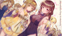 Rule 34 | &gt; &lt;, 6+girls, :d, :o, ahoge, alcohol, alternate costume, alternate hairstyle, animal ears, armlet, bad id, bad pixiv id, bare shoulders, black dress, blonde hair, blue dress, blue eyes, blunt bangs, blush, braid, breasts, brown eyes, brown hair, can, cat ears, champagne flute, cleavage, closed eyes, closed mouth, cola, colt revolver (girls&#039; frontline), colt revolver (queen of miracles) (girls&#039; frontline), commentary request, cowboy hat, cup, dress, drink can, drinking glass, dsr-50 (girls&#039; frontline), dsr-50 (highest bid) (girls&#039; frontline), earrings, elbow gloves, girls&#039; frontline, gloves, grizzly mkv (girls&#039; frontline), grizzly mkv (starry night ball) (girls&#039; frontline), hair between eyes, hair ornament, hair up, hairclip, hanbok, hat, holding, holding cup, holding drinking glass, idw (cat in the box) (girls&#039; frontline), idw (girls&#039; frontline), jewelry, k2 (far east princess) (girls&#039; frontline), k2 (girls&#039; frontline), k5 (dome moonlight) (girls&#039; frontline), k5 (girls&#039; frontline), korean clothes, korean commentary, large breasts, long hair, looking at viewer, manle, medium breasts, multiple girls, no bra, off shoulder, official alternate costume, one side up, open mouth, purple dress, purple eyes, red eyes, ribbon, ring, scar, scar across eye, scar on face, siblings, side slit, sideboob, sidelocks, sisters, small breasts, smile, soda can, star (symbol), strapless, strapless dress, sunglasses, thighs, tiara, twins, twintails, ump45 (diamond flower) (girls&#039; frontline), ump45 (girls&#039; frontline), ump9 (girls&#039; frontline), ump9 (the world&#039;s melody) (girls&#039; frontline), very long hair, wedding band, wrist ribbon, xd, yellow dress, yellow eyes
