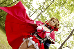 Rule 34 | 1girl, asian, blonde hair, blue eyes, breasts, brooch, chouzuki maryou, cleavage, cosplay, hip focus, jewelry, large breasts, photo (medium), plump, queen&#039;s blade, queen&#039;s blade grimoire, solo, thick thighs, thighs, wide hips, zara (queen&#039;s blade), zara (queen&#039;s blade) (cosplay)