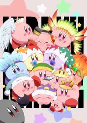 Rule 34 | + +, :d, :o, alternate eye color, angel, beam kirby, blue skin, blush stickers, bomb, bomb kirby, closed eyes, colored skin, cupid kirby, cutter kirby, earphones, explosive, feathers, fire, glint, green hat, grey skin, halo, hat, headdress, headphones, highres, ice, ice kirby, jester cap, kirby, kirby (series), kirby and the amazing mirror, kirby super star, mike kirby, mini kirby, mirror kirby, multiple persona, needle kirby, nightcap, nintendo, open mouth, pink skin, pointing sword, ponto1588, purple skin, shadow kirby, sleep kirby, sleeping, smile, spiked hat, spikes, star (symbol), star print, sword, sword kirby, wand, weapon, wing kirby, wings, yellow skin
