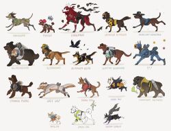 Rule 34 | animal, animal name, animalization, apex legends, bandana, bangalore (apex legends), bird, black scarf, black sclera, bloodhound (apex legends), boston terrier, brown eyes, cartoonized, caustic (apex legends), classic revenant, clothed animal, colored sclera, commentary, crow, crypto (apex legends), d.o.c. health drone, doberman, dog, english commentary, everyone, fuse (apex legends), galehowl, gas mask, gibraltar (apex legends), goggles, greyhound, hack (apex legends), helmet, highres, horizon (apex legends), jacket, jetpack, jindo dog, labrador retriever, lifeline (apex legends), loba (apex legends), looking back, mask, mirage (apex legends), newfoundland, no humans, non-humanoid robot, octane (apex legends), one eye covered, open mouth, orange jacket, papillon (dog), pathfinder (apex legends), poodle, rampart (apex legends), red bandana, red jacket, revenant (apex legends), rhodesian ridgeback, robot, robot animal, robot dog, scarf, seer (apex legends), sharp teeth, sheila (minigun), shiba inu, simple background, skull, smile, teeth, toon (style), valkyrie (apex legends), wattson (apex legends), white jacket, wolf, wraith (apex legends), yellow eyes
