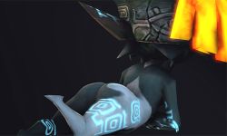 Rule 34 | 1girl, 3d, animated, animated gif, ass, lowres, midna, nintendo, pointy ears, the legend of zelda, the legend of zelda: twilight princess
