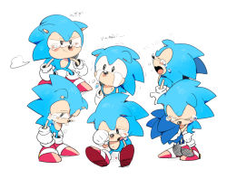 Rule 34 | :i, bad id, bad pixiv id, character doll, chiro (pez777), crying, crying with eyes open, furry, furry male, gloves, male focus, multiple views, shoes, simple background, sneakers, snot, sonic (series), sonic the hedgehog, sonic the hedgehog (classic), tears, white background, wiping tears