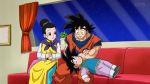 Rule 34 | 10s, 2girls, 3boys, angry, animated, black eyes, black hair, blue eyes, blue hair, bulma, chi-chi (dragon ball), collarbone, dragon ball, dragon ball super, dragonball z, father and son, hair bun, husband and wife, indoors, laser pointer, looking at another, mother and son, multiple boys, multiple girls, naked towel, neck, night, night sky, on bed, palm tree, pointing, screaming, short hair, single hair bun, sitting, sky, son goku, son goten, sound, spiked hair, standing, subtitled, talking, teleport, towel, tree, vegeta, video, weapon, video, wet, window