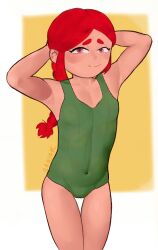 Rule 34 | highres, jessie (brawl stars), non-web source, swimsuit, tagme