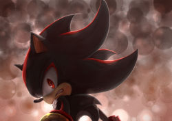 Rule 34 | 1boy, absurdres, animal ears, animal nose, bracelet, clenched teeth, death-point, furry, furry male, highres, jewelry, male focus, red eyes, shadow the hedgehog, shadow the hedgehog (game), solo, sonic (series), teeth, upper body