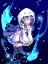 Rule 34 | 1girl, alternate hairstyle, artist name, artist request, back bow, black legwear, blue hair, blush, bow, breasts, bridal gauntlets, clenched hands, crystal earrings, earrings, female focus, fingerless gloves, floating hair, flower, frilled skirt, frilled sleeves, frills, full body, gem, ghost, ghost costume, ghost print, gloves, hair between eyes, hair ornament, hairclip, highres, hood, hood up, hooded kimono, hoodie, japanese clothes, jewelry, kimono, kimono skirt, long hair, long sleeves, looking at viewer, love live!, love live! school idol festival, love live! school idol festival all stars, love live! school idol project, miniskirt, mononoke girl (love live!), parted lips, pearl (gemstone), plaid, plaid skirt, platform footwear, pleated, pleated skirt, purple bow, purple ribbon, purple skirt, red flower, ribbon, skirt, smile, solo, sonoda umi, standing, standing on one leg, striped, striped bow, wavy hair, white gloves, white kimono, white skirt, wide sleeves, x hair ornament, yellow eyes