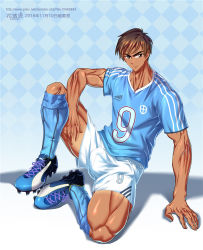 Rule 34 | 1boy, bulge, cardcaptor sakura, kaworu (artist), kinomoto touya, male focus, soccer uniform, sportswear, tagme