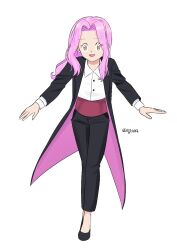 Rule 34 | 1girl, digimon, digimon adventure 02, female focus, pink hair, simple background, solo, tachikawa mimi, white background
