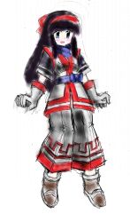 Rule 34 | 1girl, ainu clothes, alternate costume, blue eyes, boots, breasts, gloves, hair ribbon, highres, legs, long hair, medium breasts, nakoruru, open mouth, pants, purple hair, ribbon, samurai spirits, smile, snk, solo, the king of fighters, thighs, traditional media