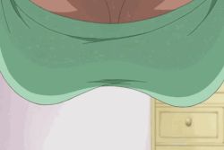 Rule 34 | 00s, 10s, 1girl, animated, animated gif, bouncing breasts, breast focus, breasts, close-up, exercising, hanging breasts, hinako (issho ni training), indoors, issho ni training, large breasts, lowres, no bra, push-ups, solo, underboob, upshirt