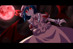 1girl dutch_angle female_focus hal_(goshujinomocha) hal_(haruna) letterboxed moon remilia_scarlet solo touhou