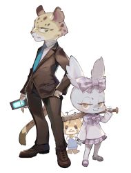 Rule 34 | aggressive retsuko, animal, animal ears, baseball bat, blue eyes, bow, business suit, cellphone, chinchilla (animal), chinchilla ears, earclip, formal, furry, furry female, furry male, glasses, hair ribbon, hand in pocket, hyoudou (aggresive retsuko), idol, idol clothes, leopard, leopard ears, leopard tail, manaka (aggretsuko), miniskirt, nail, nail bat, nails, necktie, office lady, over shoulder, phone, plaid, plaid skirt, red panda, retsuko, ribbon, rikose, rimless eyewear, shirt, skirt, smartphone, suit, tail, thighhighs, weapon, weapon over shoulder, yellow eyes