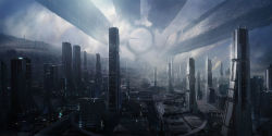Rule 34 | 3d, city, cityscape, highres, mass effect (series), mass effect 1, no humans, outdoors, scenery, science fiction, sky