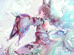 1girl animal_ears cat_ears cat_girl leotard nia_(blade)_(xenoblade) nia_(xenoblade) solo ui_frara xenoblade_chronicles_(series) xenoblade_chronicles_2 yellow_eyes