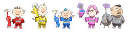 Rule 34 | 1girl, 4boys, alph (pikmin), alternate costume, big nose, black eyes, blonde hair, blue eyes, blue footwear, blue hair, blue kimono, blue pikmin, blue shorts, blue skirt, brittany (pikmin), brown hair, charlie (pikmin), checkered pants, clenched hands, closed eyes, closed mouth, colored skin, commentary request, everyone, expressionless, eyelashes, facial hair, fingernails, flame print, floral print, flower, freckles, full body, glasses, grey footwear, grey kimono, grey pants, grey skin, half-closed eyes, hand on another&#039;s hand, hand on own hip, hand up, head tilt, highres, insect wings, japanese clothes, jewelry, kimono, lightning bolt print, long image, long sleeves, looking at viewer, louie (pikmin), midair, mohawk, multiple boys, mustache, naru (wish field), nintendo, no mouth, olimar, open mouth, outstretched arm, outstretched arms, own hands together, pants, pikmin (creature), pikmin (series), pink eyes, pink footwear, pink hair, pink kimono, pink pants, pointy ears, pointy nose, purple flower, red-framed eyewear, red footwear, red kimono, red pants, red pikmin, red skin, ring, rock, rock pikmin, sash, short hair, shorts, sitting on arm, skirt, slippers, smile, solid circle eyes, solid eyes, teeth, triangle mouth, triangular eyewear, upper teeth only, very short hair, water drop print, wedding ring, white background, white flower, white sash, wide image, wide sleeves, winged pikmin, wings, yellow footwear, yellow kimono, yellow pikmin, yellow shorts, yellow skin