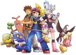 Rule 34 | ash ketchum, brock (pokemon), child, creatures (company), dawn (pokemon), game freak, gen 1 pokemon, gen 4 pokemon, nintendo, pikachu, piplup, pokemon, pokemon (anime), pokemon (creature)