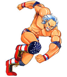 Rule 34 | 1990s (style), game, muscular, muscle power, neo geo, official art, retro artstyle, snk, world heroes, wrestler