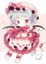 Rule 34 | + +, 1girl, animal ears, bad id, bad tumblr id, bat wings, blue hair, blush, bow, cat ears, cat tail, cat teaser, chibi, cup, dress, frilled shirt, frilled skirt, frilled sleeves, frills, hat, heart, heart-shaped pupils, kemonomimi mode, kyoneko, kyou (nekoneko), looking at viewer, mob cap, pink dress, puffy short sleeves, puffy sleeves, red bow, red eyes, red ribbon, remilia scarlet, ribbon, ribbon trim, shirt, short hair, short sleeves, simple background, skirt, skirt hold, solo, symbol-shaped pupils, tail, too many, too many frills, touhou, wings