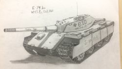 Rule 34 | bad id, bad pixiv id, caterpillar tracks, death tiger, e-79, military, military vehicle, motor vehicle, panzer front, tank, traditional media, vehicle focus