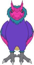Rule 34 | beak, claws, digimon, digimon (creature), highres, looking at viewer, ornismon, solo, transparent background, wings