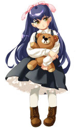 Rule 34 | dress, miyata souji, original, pantyhose, solo, stuffed animal, stuffed toy, tagme, teddy bear