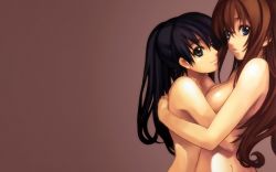 Rule 34 | ar tonelico, ass, aurica nestmile, breasts, misha arsellec lune, nude, nude filter, third-party edit, yuri